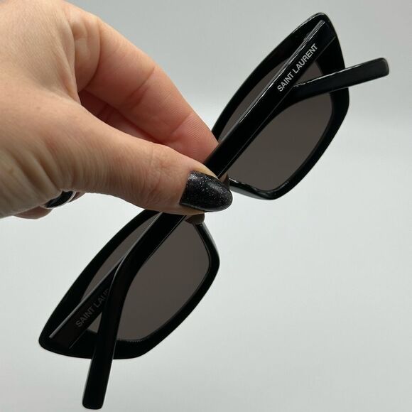 NEW YSL Saint Laurent Sunglasses SL 277 009 Black Unisex main image 11